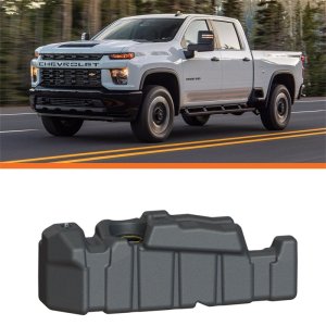 GMC Sierra 3500 Fuel Tank - Titan Fuel Tanks - XXL Mid-Ship - black - `20-`24